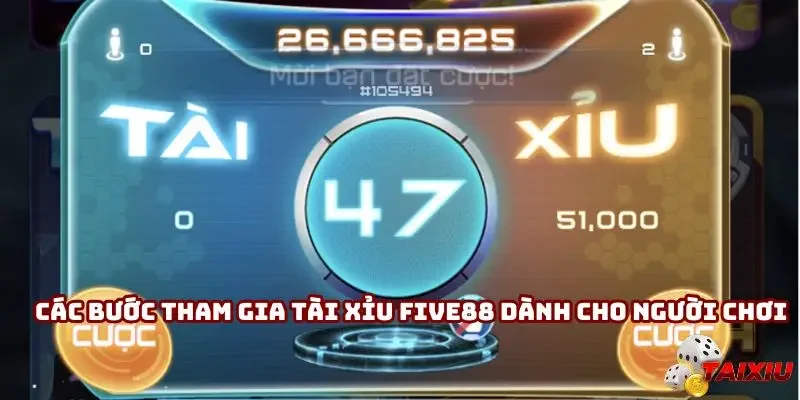 Cách chơi tài xỉu tại Five88 đơn giản