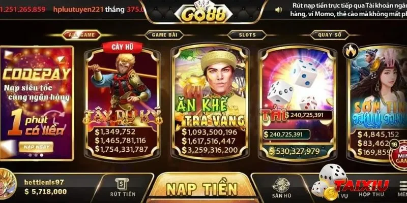 Bùng nổ ưu đãi khi tham gia săn thưởng game tài xỉu