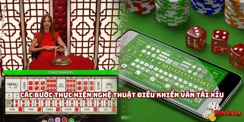 Các bước thực hiện nghệ thuật điều khiển ván tài xỉu