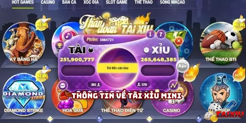 Thông tin khái quát về tài xỉu mini